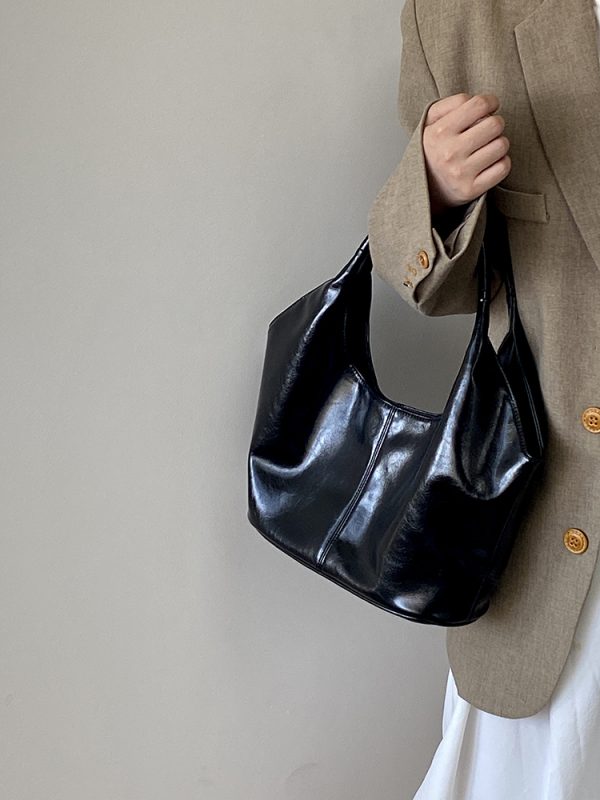 2025 Women's Relaxed Tote Bag - Large Capacity Underarm Shoulder Bag with Versatile Niche Design for Everyday Style