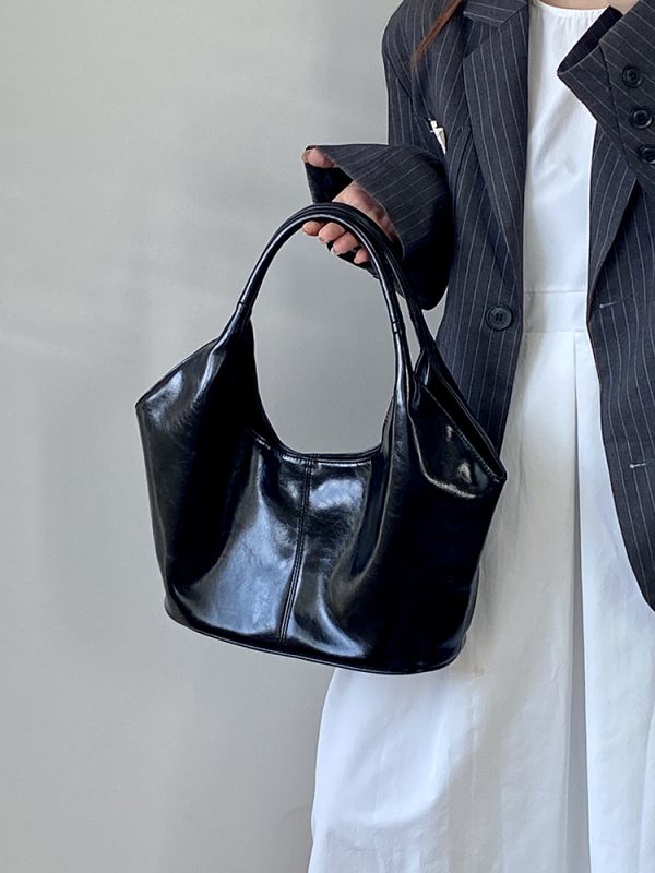 2025 Women's Relaxed Tote Bag - Large Capacity Underarm Shoulder Bag with Versatile Niche Design for Everyday Style