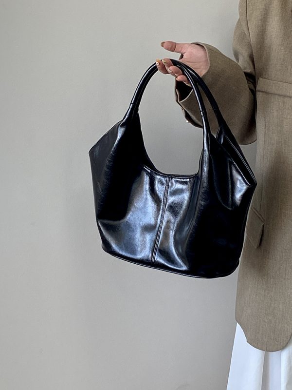 2025 Women's Relaxed Tote Bag - Large Capacity Underarm Shoulder Bag with Versatile Niche Design for Everyday Style