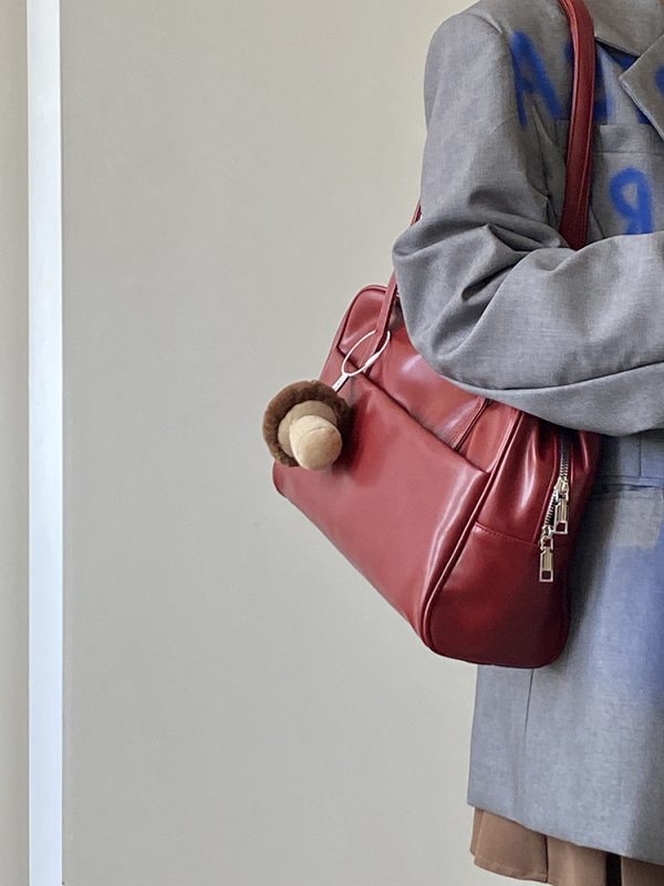 2025 Women's Tote Bag - Korean Style Light Retro Large Capacity Handheld Underarm Bag for Everyday Use
