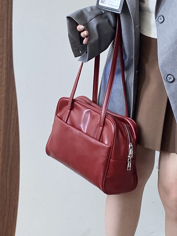 2025 Women's Tote Bag - Korean Style Light Retro Large Capacity Handheld Underarm Bag for Everyday Use