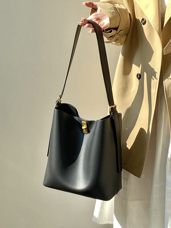 2025 Women's Versatile High-Quality Bucket Bag - Casual Commuter Shoulder Tote Crossbody Bag