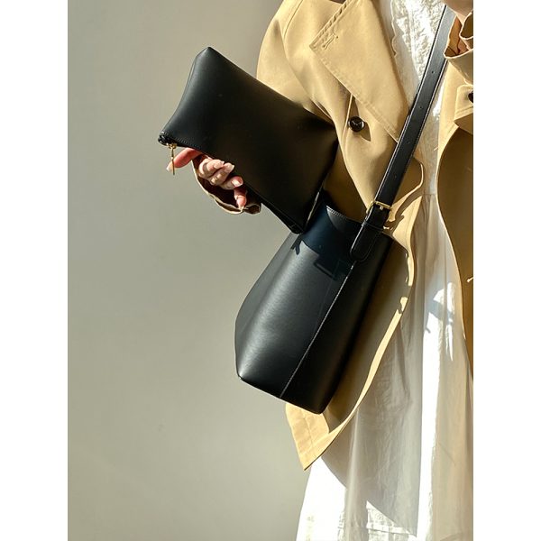 2025 Women's Versatile High-Quality Bucket Bag - Casual Commuter Shoulder Tote Crossbody Bag