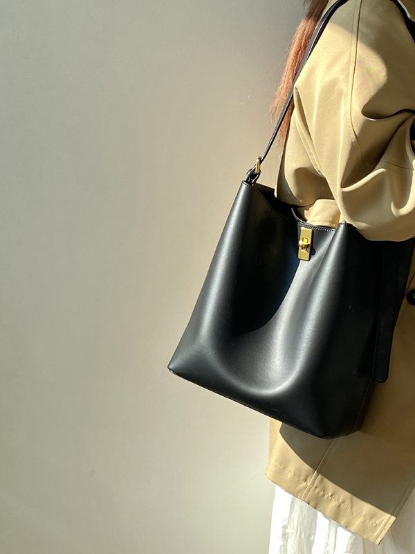 2025 Women's Versatile High-Quality Bucket Bag - Casual Commuter Shoulder Tote Crossbody Bag