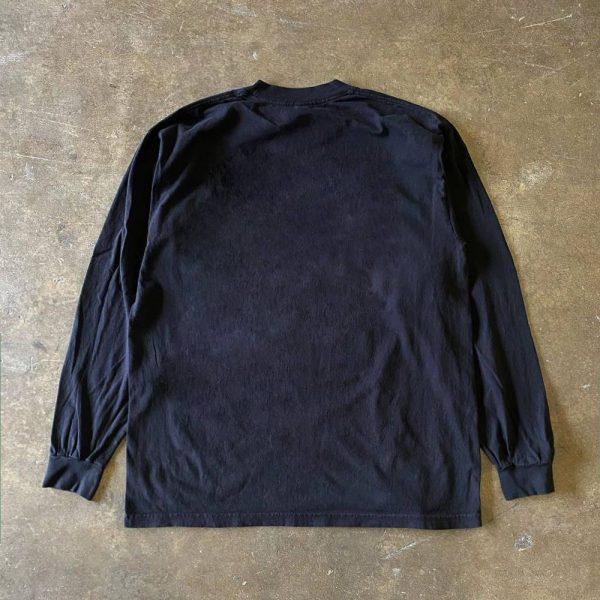 280g Heavyweight Unisex Plus-Size Long Sleeve T-Shirt - Versatile Retro American Style for Charity