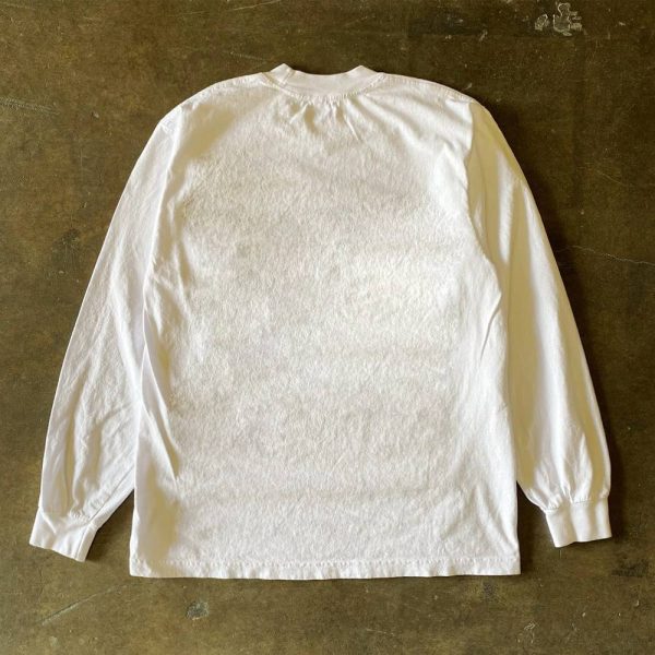 280g Heavyweight Unisex Plus-Size Long Sleeve T-Shirt - Versatile Retro American Style for Charity