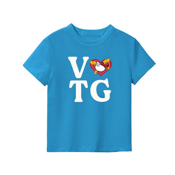 American Heart Letter Print Short Sleeve T-Shirt for Men and Women - Loose Fit Versatile Tee for Spring/Summer 2025