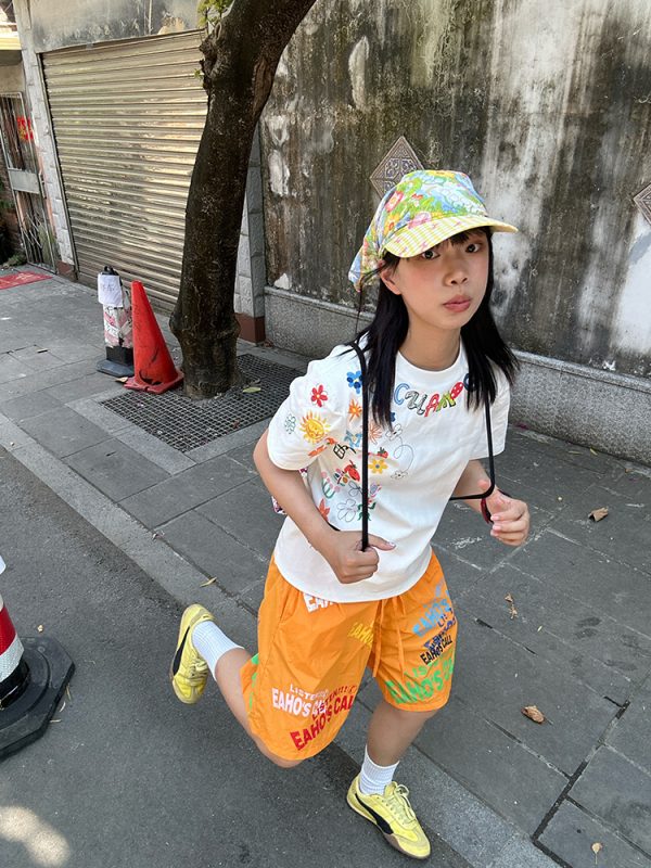 American Retro Fun Printed Letter Short-Sleeve T-Shirt - Unisex Casual Summer Loose Fit Top