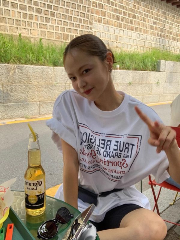 American Retro Trendy Letter Print White Oversized Short Sleeve T-Shirt for Women - Summer Fashion Hot Girl Style