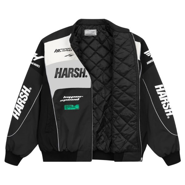 American-Style Motorcycle Racing Jacket | Harsh and Cruel Design | Unisex Biker Jacket for 90s and Y2K Inspired Fashion
