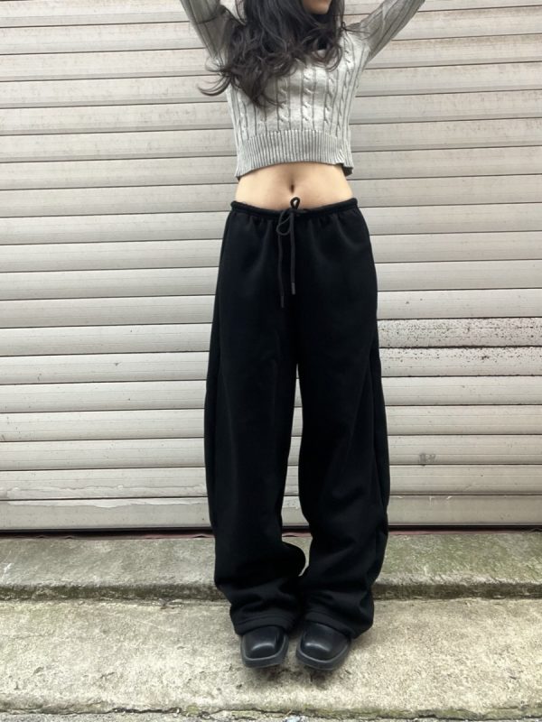 American Vintage Sports Casual Drawstring Loose Fit Slimming Banana Sweatpants for Women - Y2K Athletic Style