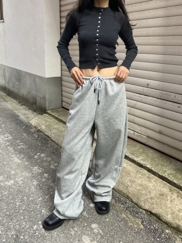 American Vintage Sports Casual Drawstring Loose Fit Slimming Banana Sweatpants for Women - Y2K Athletic Style