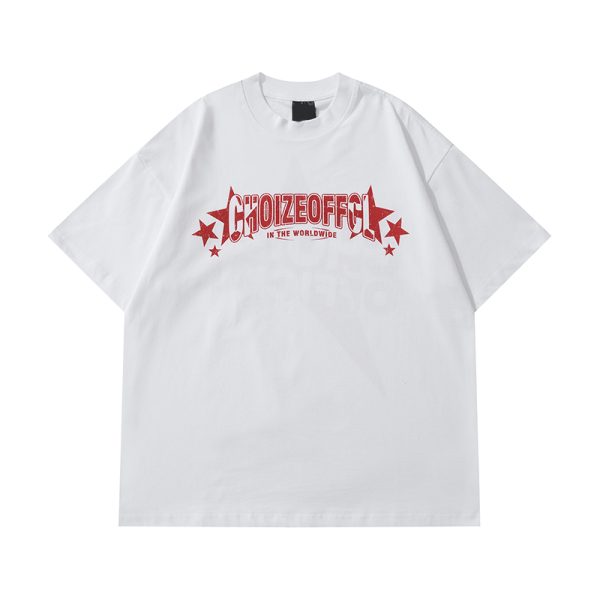 American Vintage Street Style Loose Casual Short Sleeve T-Shirt for Summer - Unisex, Retro Letter Design