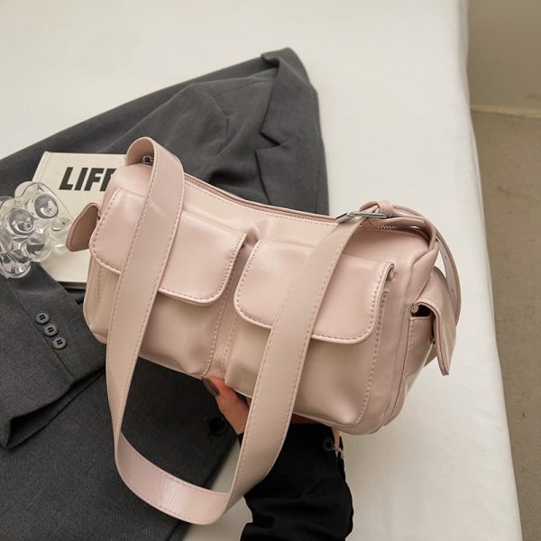 Autumn Angola Red Vintage Small Square Bag for Women - Trendy Shoulder Crossbody Bag 2025 Fashion Essential