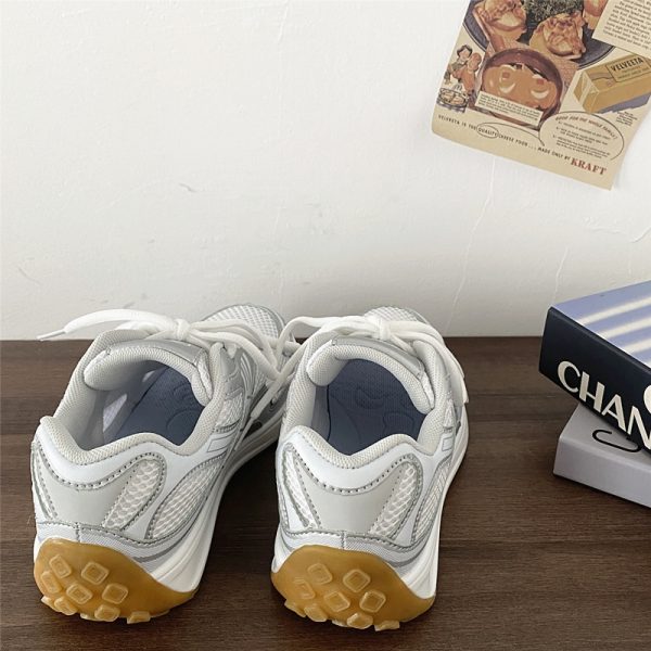 Autumn Mesh Casual Sports Shoes for Women - Trendy Breathable Lightweight Running Dad Shoes - Versatile A-Gan Style
