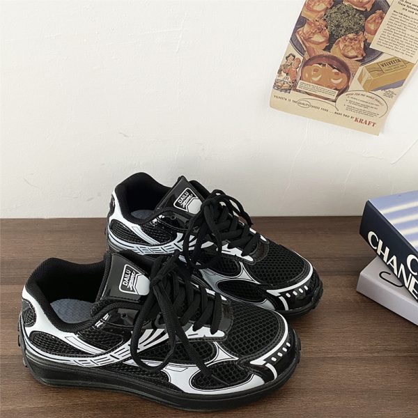 Autumn Mesh Casual Sports Shoes for Women - Trendy Breathable Lightweight Running Dad Shoes - Versatile A-Gan Style
