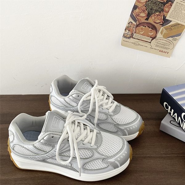 Autumn Mesh Casual Sports Shoes for Women - Trendy Breathable Lightweight Running Dad Shoes - Versatile A-Gan Style