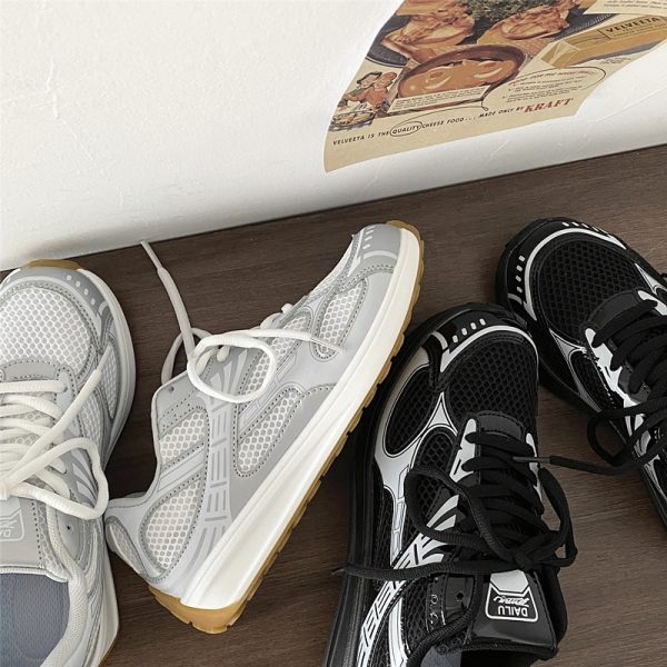 Autumn Mesh Casual Sports Shoes for Women - Trendy Breathable Lightweight Running Dad Shoes - Versatile A-Gan Style