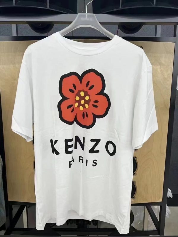 Camellia Print Loose Casual Short-Sleeve T-Shirt for Women - American Street Fashion, Perfect for 90s Y2K Style Couples
