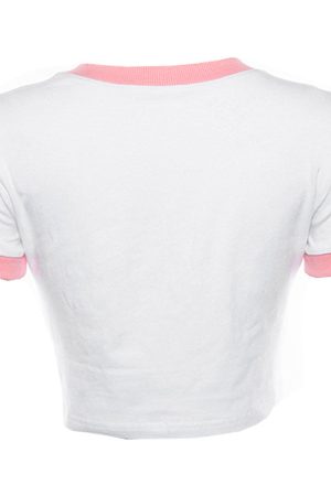 Casual Day Outfits, Easy Trendy Outfits 69% Angel Crop Tee