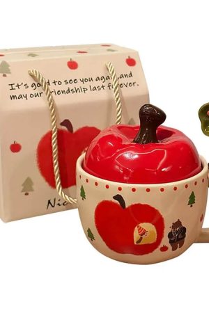 Casual Day Outfits, Easy Trendy Outfits Apple Shaped Ceramic Mug