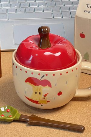 Casual Day Outfits, Easy Trendy Outfits Apple Shaped Ceramic Mug