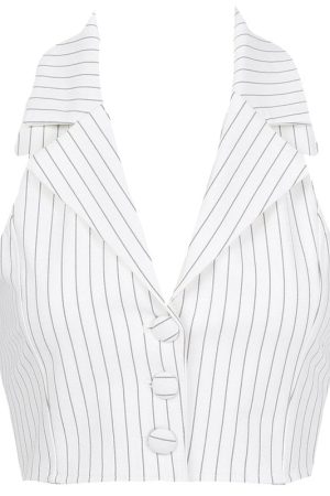 Casual Day Outfits, Easy Trendy Outfits Baby Lies Halter Tailored Vest