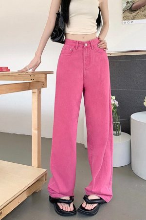 Casual Day Outfits, Easy Trendy Outfits Candy Cloud High Waist Jeans