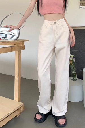 Casual Day Outfits, Easy Trendy Outfits Candy Cloud High Waist Jeans