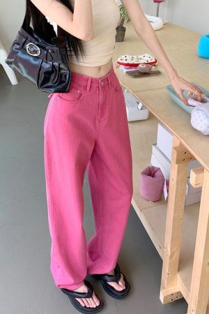 Casual Day Outfits, Easy Trendy Outfits Candy Cloud High Waist Jeans