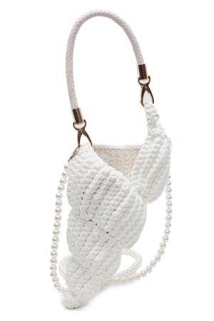 Casual Day Outfits, Easy Trendy Outfits Conch Shell Knit Crochet Bag