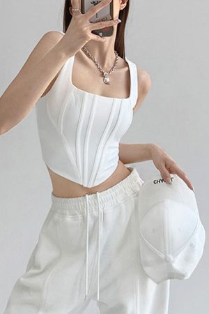 Casual Day Outfits, Easy Trendy Outfits Coquette Girl Corset Top