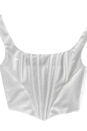 Casual Day Outfits, Easy Trendy Outfits Coquette Girl Corset Top