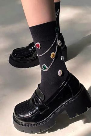 Casual Day Outfits, Easy Trendy Outfits Diamonds Socks