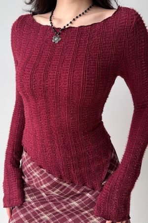Casual Day Outfits, Easy Trendy Outfits Frazzled English Woman Asymmetrical Knit Top