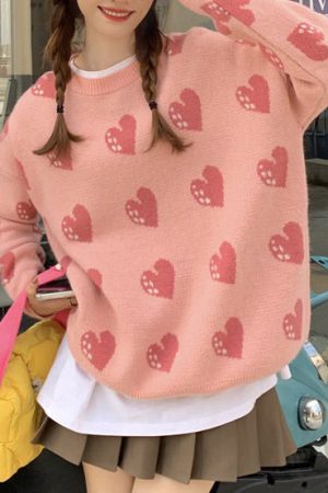 Casual Day Outfits, Easy Trendy Outfits Heart Stealer Knit Sweater