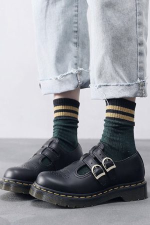 Casual Day Outfits, Easy Trendy Outfits Mary Jane Buckle Flats