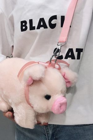 Casual Day Outfits, Easy Trendy Outfits Mini Pig Shoulder Bag