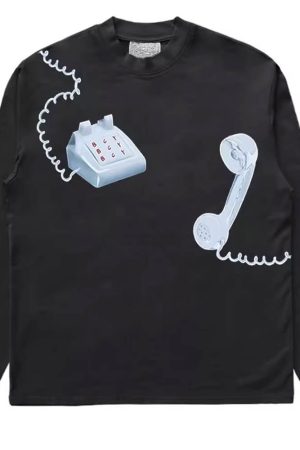 Casual Day Outfits, Easy Trendy Outfits Old School Phone Aesthetic Sweatshirt