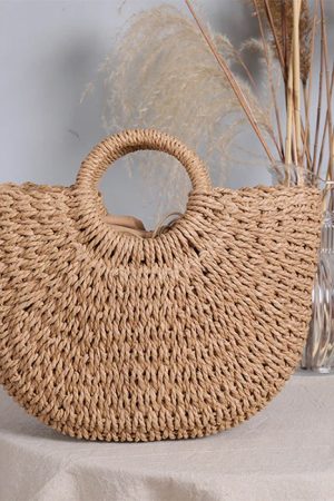 Casual Day Outfits, Easy Trendy Outfits Picnic Time Cottagecore Straw Bag