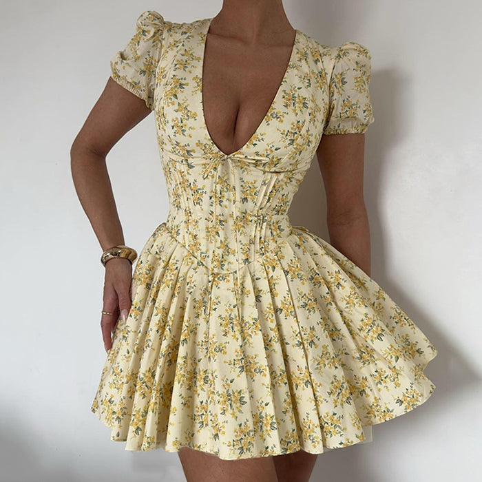 Casual Day Outfits, Easy Trendy Outfits Sunny Afternoon Cottagecore Floral Dress
