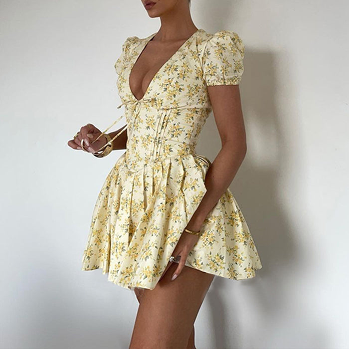 Casual Day Outfits, Easy Trendy Outfits Sunny Afternoon Cottagecore Floral Dress