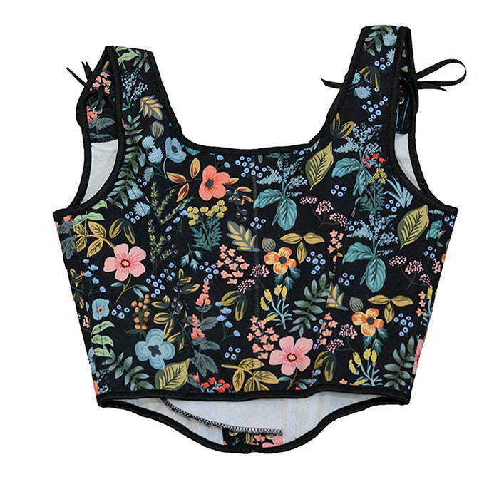 Casual Day Outfits, Easy Trendy Outfits Vintage Floral Print Corset