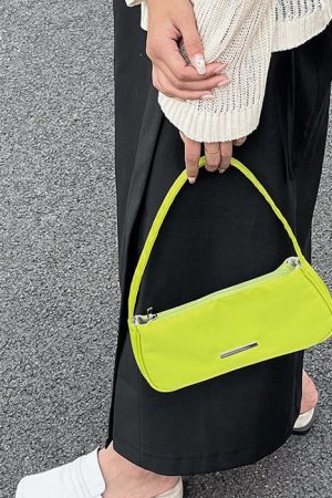 Casual Day Outfits, Easy Trendy Outfits Y2K Mini Baguette Purse