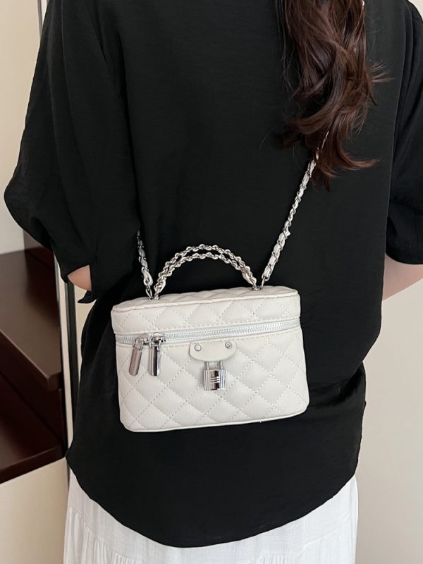 Chanel-Style Women's Diamond Quilted Chain Crossbody Shoulder Bag - 2025 Trendy High-End Fashion Handbag