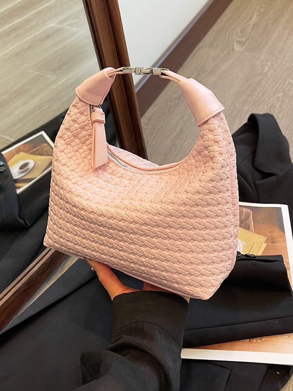 Chic Minimalist Pea Bag for Women, Summer 2025, Versatile Korean Style Shoulder & Crossbody Bag