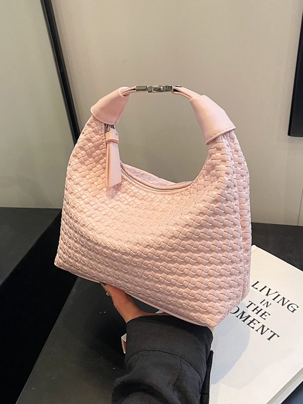 Chic Minimalist Pea Bag for Women, Summer 2025, Versatile Korean Style Shoulder & Crossbody Bag