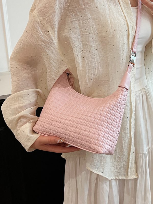 Chic Minimalist Pea Bag for Women, Summer 2025, Versatile Korean Style Shoulder & Crossbody Bag