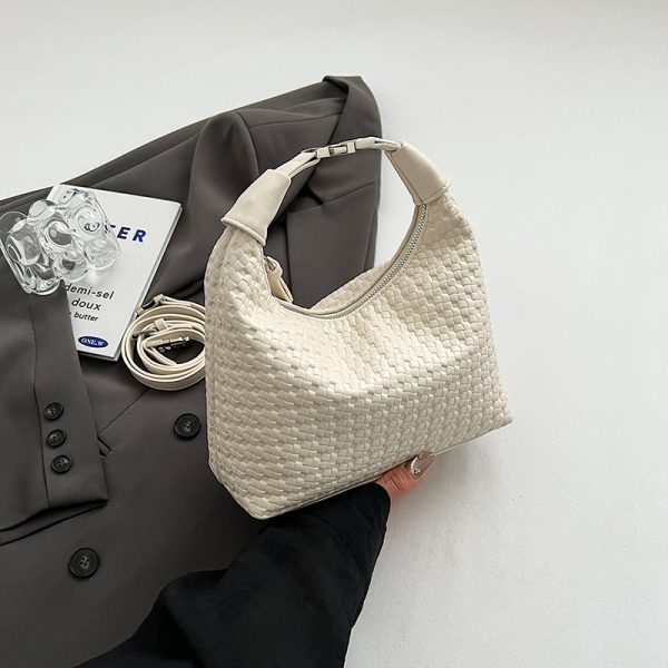 Chic Minimalist Pea Bag for Women, Summer 2025, Versatile Korean Style Shoulder & Crossbody Bag
