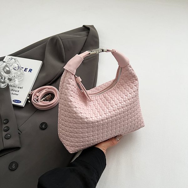 Chic Minimalist Pea Bag for Women, Summer 2025, Versatile Korean Style Shoulder & Crossbody Bag